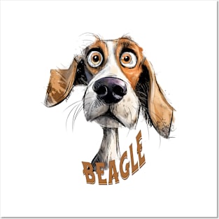 Beagle Funny Dogs Lovers Gift Posters and Art